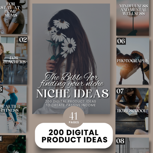 FINDE DEINE NICHE 200 Produkt IDEEN + MOCKUPS ( SHOP BILDER)